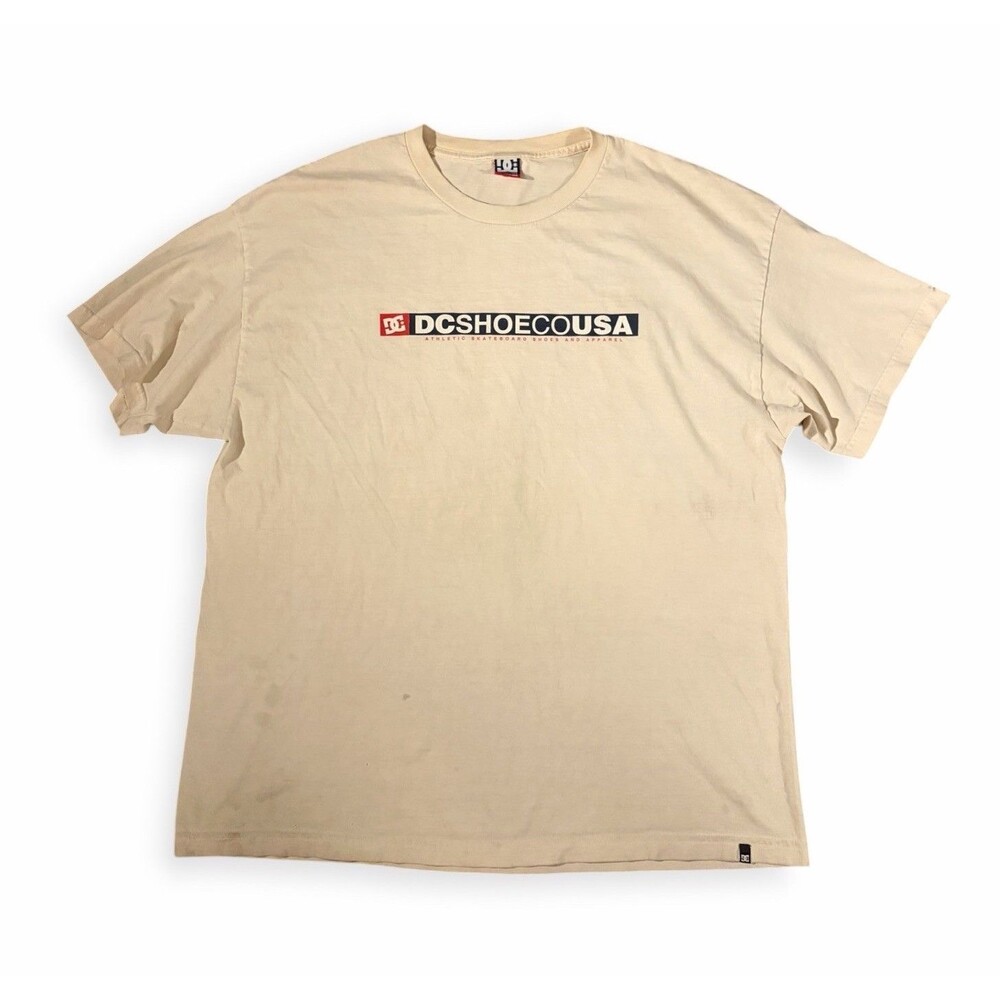DC Shoes' Men's T-Shirt ~ DC Standard cream Size XXLarge